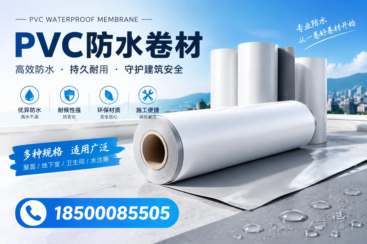 如何选择适合的PVC防水卷材？专家为您解答廊坊的需求